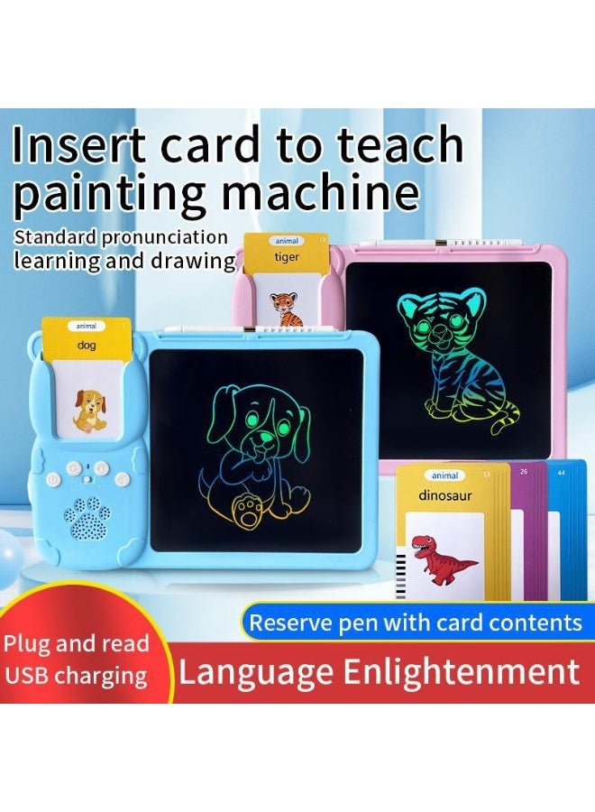 JAYATO Children's Educational Early Learning Machine Handwriting Board Card Machine English Words Baby Educational Learning Machine - Image 2